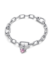 Winged Heart Mini Dangle Charm - Sterling silver