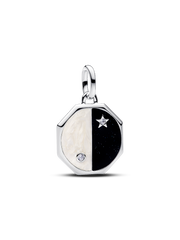 FINAL SALE - Yin & Yang Dangle Charm - Sterling silver
