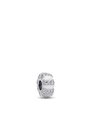 Silver Pearlescent Charm Trio