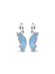 Splittable Butterfly Dangle Charm - Sterling silver