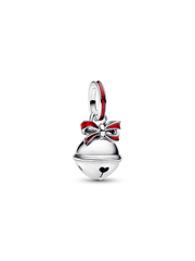 Holiday Bell Dangle Charm - Sterling silver