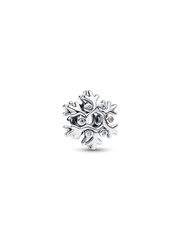 Snowflake Charm - Sterling silver