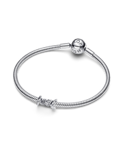 Amore Script Charm - Sterling silver