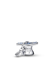 Graduation Cap Charm Necklace Set