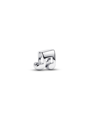 Music Note Mini Charm - Sterling silver