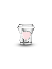 Take a Break Coffee Cup Charm - Sterling silver