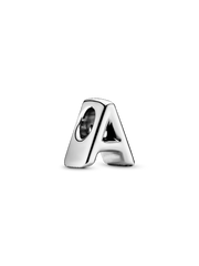 Letter A Alphabet Charm - Sterling silver