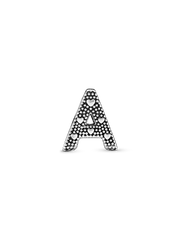 Letter A Alphabet Charm - Sterling silver