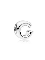 Letter C Alphabet Charm - Sterling silver