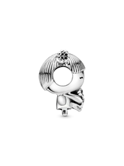 Little Girl Charm - Sterling silver