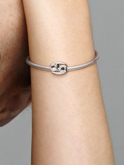 Sparkling Cancer Zodiac Charm - Sterling silver