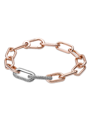 Pandora ME Styling Pavé Double Link - Sterling silver