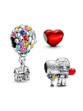 Disney Pixar Charm Trio - Sterling silver