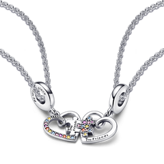 True Friends Splittable Friendship Necklace Set