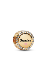 Engravable Grandma Charm - 14k gold plating