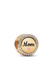 Mom Charm - 14k gold plating