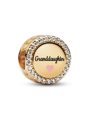 FINAL SALE - Granddaughter Charm - 14k gold plating