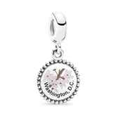 Washington, D.C. Cherry Blossom Dangle Charm