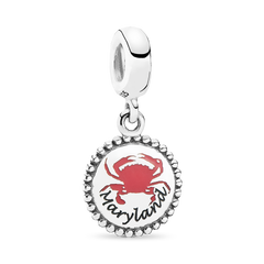 Maryland Crab Dangle Charm