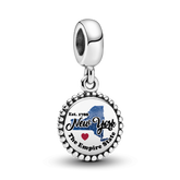 FINAL SALE - New York State Map Dangle Charm