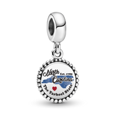 FINAL SALE - North Carolina State Map Dangle Charm