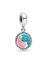 Officially Retired Charm - Sterling silver