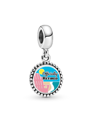 Officially Retired Charm - Sterling silver