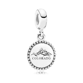 Colorado Snow Cap Dangle Charm