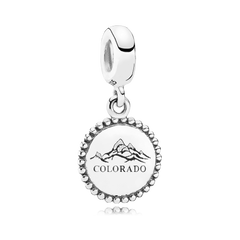Colorado Snow Cap Dangle Charm