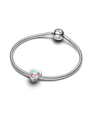 Alabama Heart Charm - Sterling silver