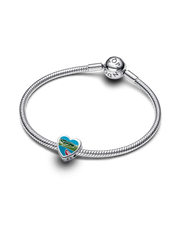 Arkansas Heart Charm - Sterling silver