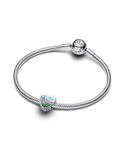 Idaho Heart Charm - Sterling silver