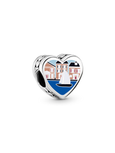 Mass Heart Charm - Sterling silver
