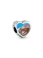 Montana Heart Charm - Sterling silver