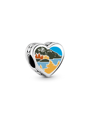 Vermont Heart Charm - Sterling silver