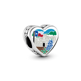 Texas Blue Bonnet Flag Charm