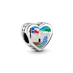 Texas Blue Bonnet Flag Charm
