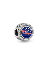 FINAL SALE - Stars & Stripes Charm - Sterling silver