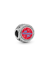 FINAL SALE - All American Girl Charm - Sterling silver