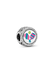 Pickleball Charm - Sterling silver