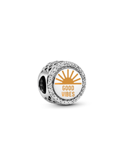 Good Vibes Charm - Sterling silver