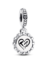 Hair Stylist Dangle Charm - Sterling silver