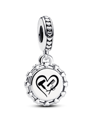 Hair Stylist Dangle Charm - Sterling silver