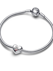 Engravable You're My Person Heart Charm - Sterling silver