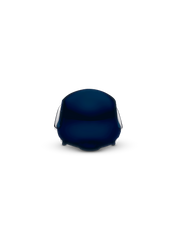 Navy Football Helmet Charm - Sterling silver