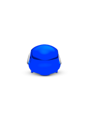 Royal Blue Football Helmet Charm - Sterling silver
