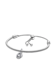 April Eternity Circle Dangle Charm Bracelet Set