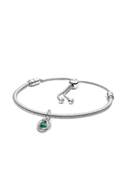 May Eternity Circle Dangle Charm Bracelet Set