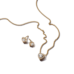 Sparkling Elevated Heart Jewelry Gift Set