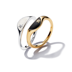 Pandora ME Day & Night Ring Set